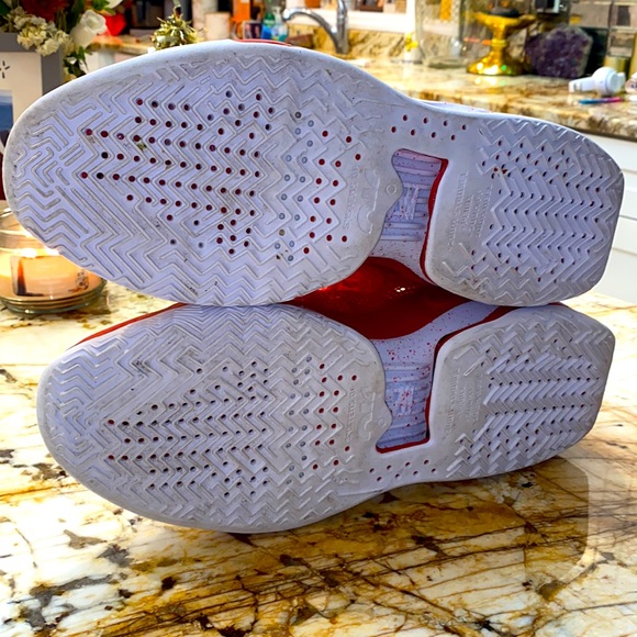 Nike Own Space AirZoom Sz14.5 Mens Red and White basketball sneakers - Picture 8 of 8